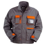 Veste manches longues paddock gris orange taille xxxl