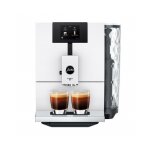 Assortiment machine  caf jura ena 8 full nordic white ec et 3 paquets de caf + 2 verres double paroi ...