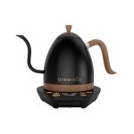 Bouilloire �lectrique artisan noir avec anse en bois brewista 1l