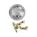 Boule de no�l argent�e et papillotes comptoirs richard 75g