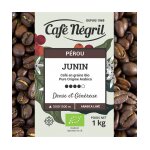 Caf torrfi pur arabica bio en grains junin du prou 1kg