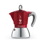 Cafetire italienne rouge brillant bialetti 6 tasses  induction