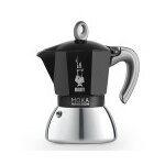 Cafetire moka italienne noir brillant bialetti 4 tasses  induction