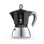 Cafetire moka italienne noir brillant bialetti 6 tasses  induction
