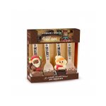 Coffret de 4 cuill�res chocolat au lait et noir comptoirs de mathilde 4x30g