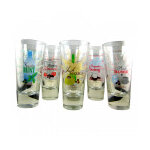 Coffret 6 verres recettes cocktails caf�s richard