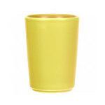 Gobelet �maill� en porcelaine h�teli�re couleur anis 18cl