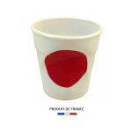 Gobelet revol froiss� expresso drapeau japon 8cl