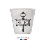 Gobelet revol froiss� expresso m�tro 8cl