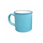 Grand mug vintage bleu pastel 70cl