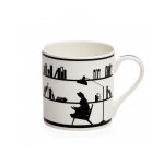 Mug motif lapin bibliothque 30cl