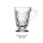 Mug la roch�re en verre le lyonnais 26cl