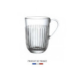 Mug la roch�re en verre press� 40cl