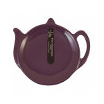 Repose sachet de th� en c�ramique mauve forme th�i�re price & kensington