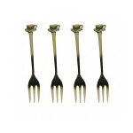 Set de 4 fourchettes mug en m�tal