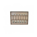 Set de 6 cuill�res moka embout papillon