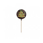 Sucette au chocolat noir nol motif sapin 50g