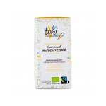 Tablette de chocolat au lait bio 37% caramel beurre sal� tohi 70g