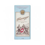 Tablette de chocolat suisse au lait au sucre de canne brut hritage favarger