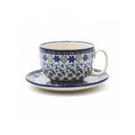 Tasse et soucoupe belle fleur 35cl