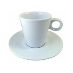 Tasse et soucoupe cappuccino slim