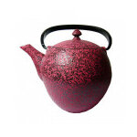 Thire en fonte effet granit rouge 1l