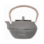 Th�i�re en fonte grise mat et anse en cuivre 1. 2l