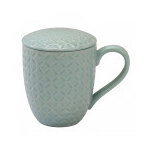 Tisani�re infuseur croisillon en c�ramique ciel 40cl