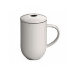 Tisanire loveramics porcelaine et son infuseur mtal crme 45cl