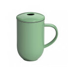 Tisani�re loveramics porcelaine et son infuseur m�tal sauge 45cl