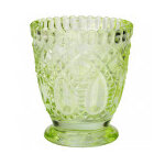 Verrine en verre verte rialto