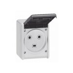 Legrand prise plexo saillie tanche 2p + t 32a ip44 legrand 055872