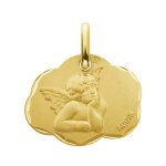 Augis médaille ange raphaël nuage - or jaune 18ct Augis médaille ange raphaël nuage - or jaune 18ct