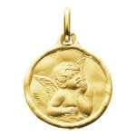 Augis médaille ange raphaël - or jaune 18ct Augis médaille ange raphaël - or jaune 18ct