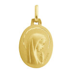 Augis médaille sainte vierge - or jaune 18ct Augis médaille sainte vierge - or jaune 18ct
