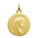 Augis médaille vierge en prière - or jaune 18ct Augis médaille vierge en prière - or jaune 18ct