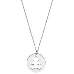 Collier chaine & mdaille lulucastagnette - argent massif