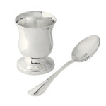Daniel crégut orfèvrerie coquetier et cuillère design Daniel crégut orfèvrerie coquetier et cuillère design