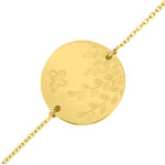 Gourmette enfant papillon lulucastagnette - or jaune 9ct