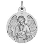 Maison de la médaille médaille ange gardien - argent massif Maison de la médaille médaille ange gardien - argent massif