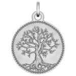 Maison de la mdaille mdaille arbre de vie perle - argent massif
