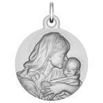 Maison de la médaille médaille notre - dame des petits enfants - argent massif Maison de la médaille médaille notre - dame des petits enfants - argent massif