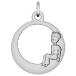Maison de la médaille médaille petit prince ajourée - argent massif Maison de la médaille médaille petit prince ajourée - argent massif