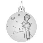 Maison de la médaille médaille petit prince au mouton - argent massif Maison de la médaille médaille petit prince au mouton - argent massif
