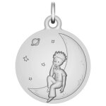 Maison de la médaille médaille petit prince sur la lune - argent massif Maison de la médaille médaille petit prince sur la lune - argent massif