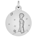 Maison de la médaille médaille petit prince sur sa planète - argent massif Maison de la médaille médaille petit prince sur sa planète - argent massif