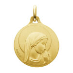 Médaille vierge mains jointes - or jaune 18ct augis Médaille vierge mains jointes - or jaune 18ct augis