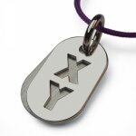 Mikado pendentif gntix garon xy - argent massif