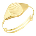 Mon premier bijou bague enfant chevalière ciselée - or jaune 18ct Mon premier bijou bague enfant chevalière ciselée - or jaune 18ct