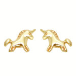 Mon premier bijou boucles d?oreilles licorne - vis - or jaune 9ct Mon premier bijou boucles d?oreilles licorne - vis - or jaune 9ct